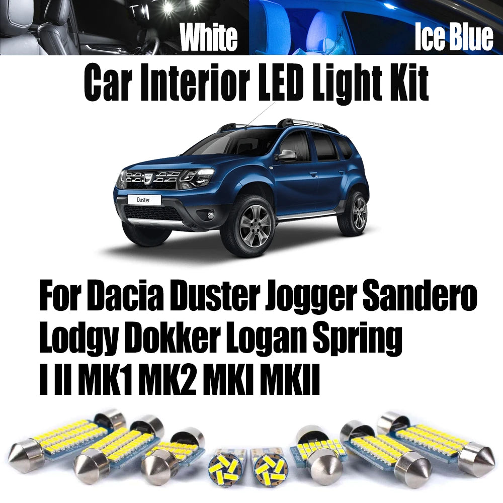 LED Interior Light Kit for MK2 MK1 - Canbus Error-Free Interior Bulbs