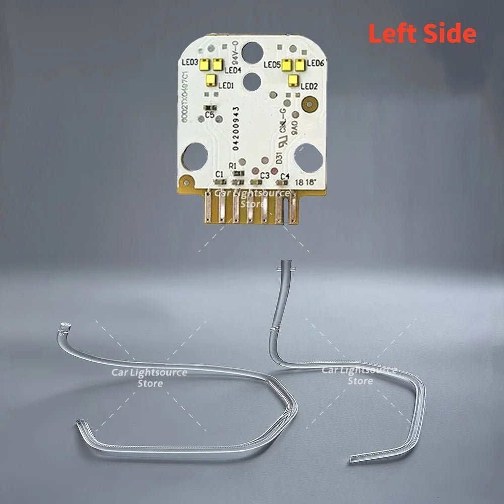 DRL LED Boards Light Guide Plate Headlight Daytime Running Light Tube Guide Strip Angel Eyes for BMW G01 F97