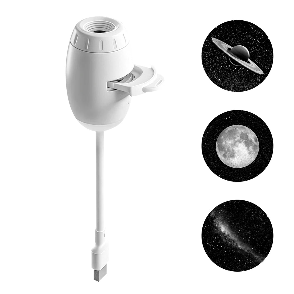 Mini Galaxy Star Projector Two In One Night Light Home Backg