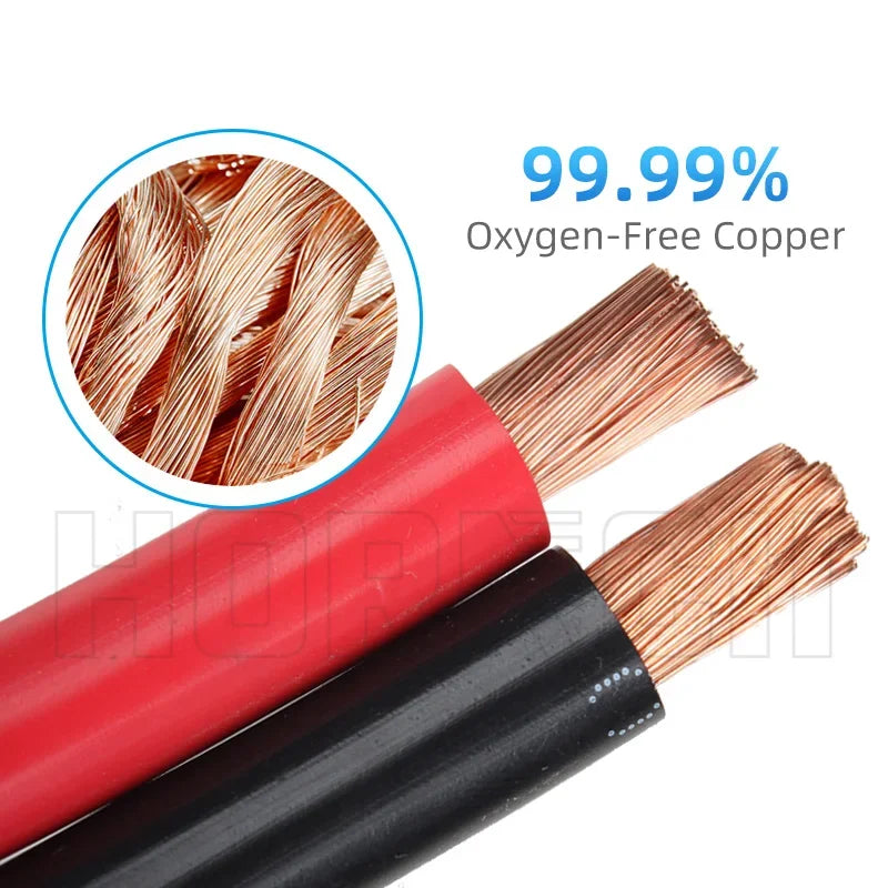 Battery Inverter Cable 8 6 4 2 AWG Stranded Copper Wire Conn