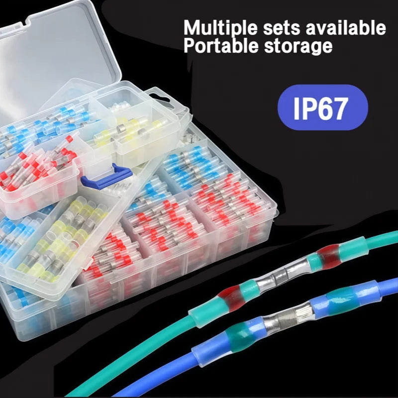 Waterproof Heat Shrink Solder Terminals 1 Box - Insulated El