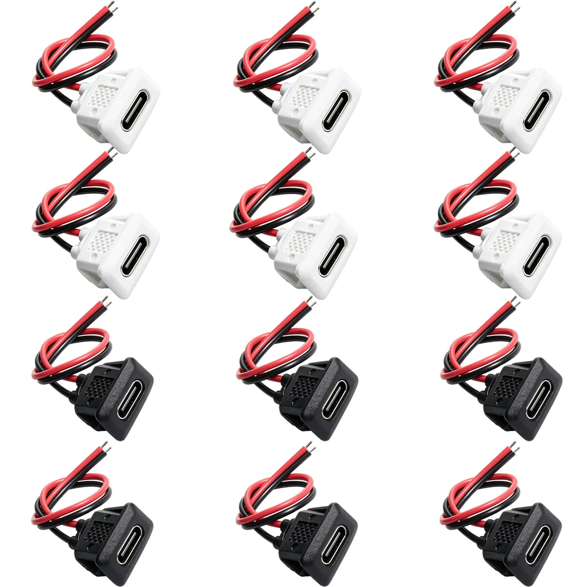 5/10pcs Type-C Female Chassis Connector USB C Female Chassis