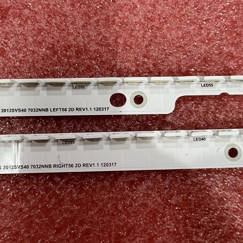 LED Backlight Strip for Samsung UE40ES6710 UE40ES5500 UE40ES5500w UA40ES6100 UE40ES6800 BN96-21461A 21460A