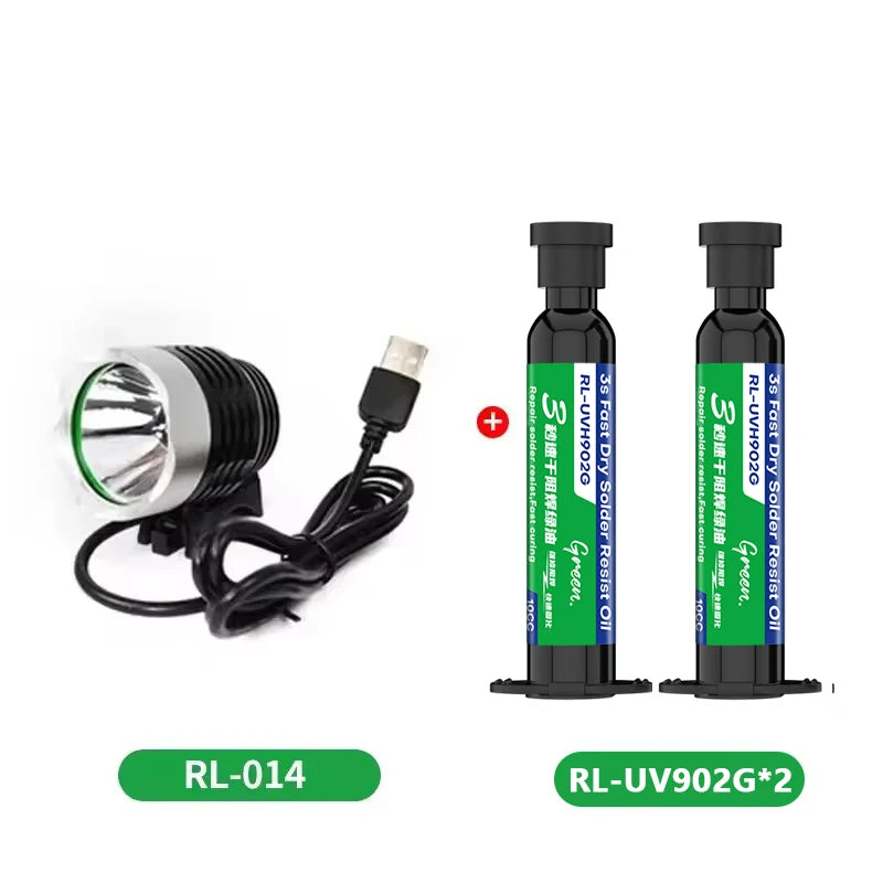 2PCS RELIFE RL-UVH902 10ML UV Solder Mask Ink 3S Quick-dry +