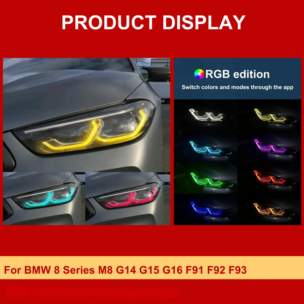 DRL M8 G16 CSL LED Module Daytime Running Lights LED Module Red Blue for BMW G15 G16 F91