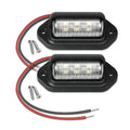 6 LED Car License Number Plate Light For SUV Truck Trailer V