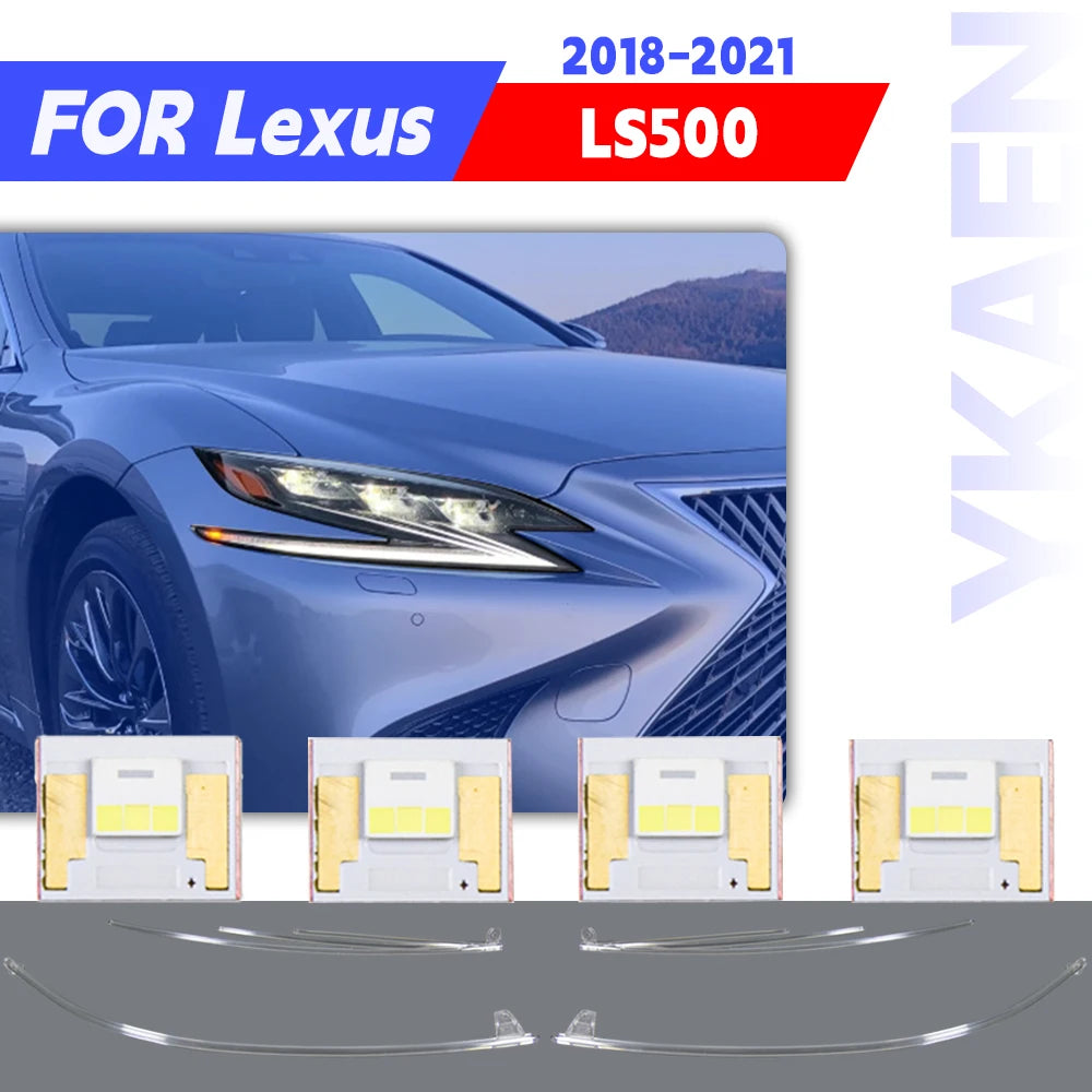 Angel Eyes DRL Chip Boards Headlight Daytime Running Light Tube Light Guide Strip for Lexus