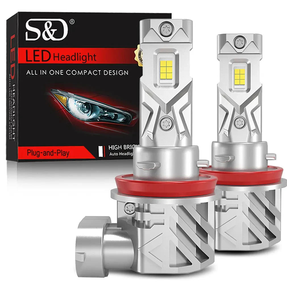 25000LM H8 H11 LED Headlight Canbus 9005 HB3 9006 HB4 CSP LE