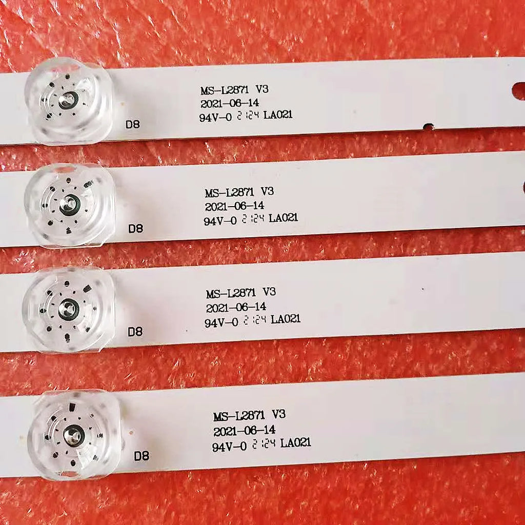 LED Backlight Strip for WIDE VU 50 "TV WV500UHD-E01 MS-L2871 V3 3AS9CY91316 LA021 Telefunken