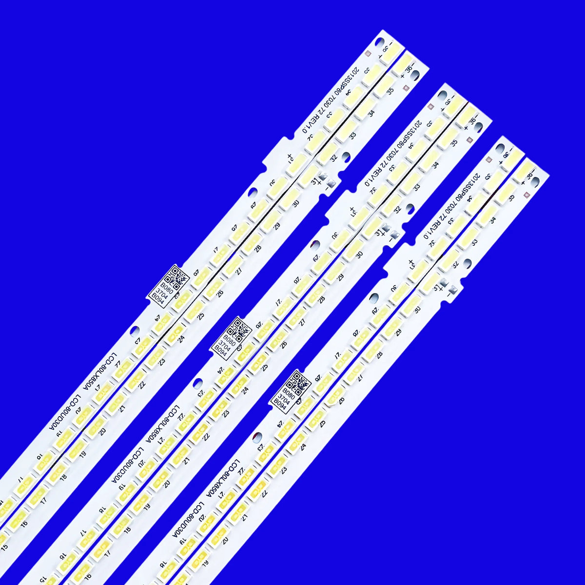 LED Backlight Strip for 6pcs/Kit LED Strips SAM SUNG 2013SSP80 7030 72 REV1.0 B0803707B051 LK800D3HA80V LC