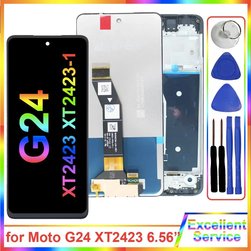 New LCD for Motorola Moto G24 LCD Display Touch Screen Digit