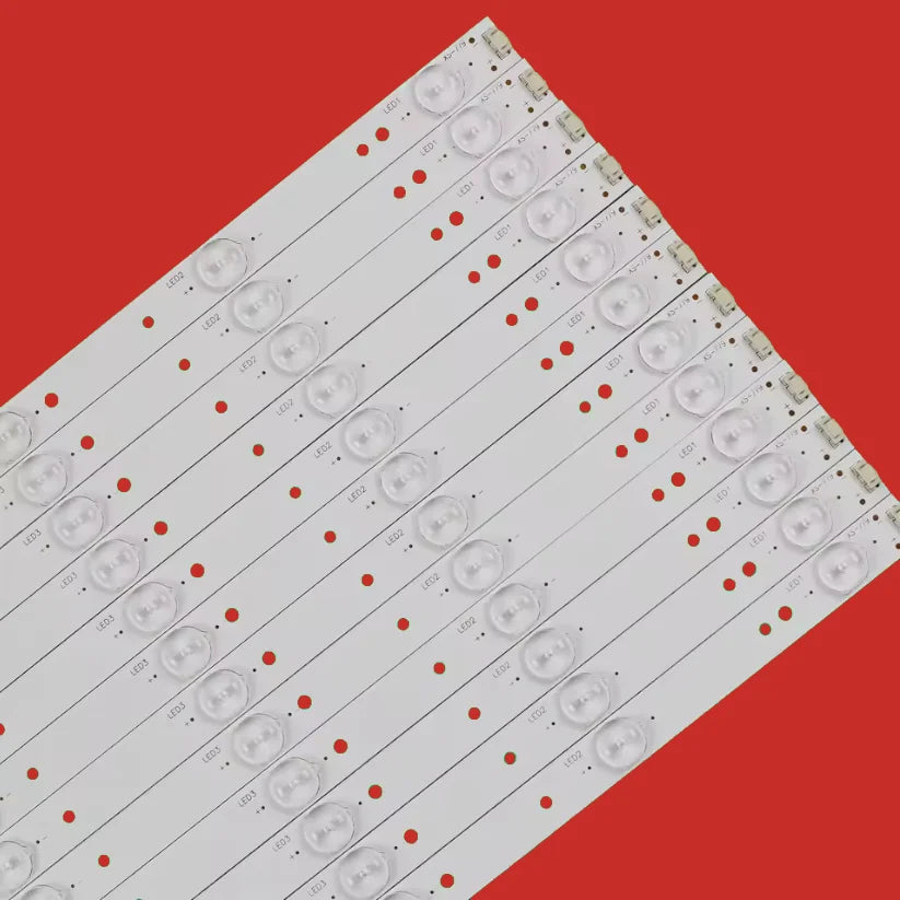 LED Backlight Strip for 12pcs LED Backlight for KukaibU50 50U2 LCD TV 5800-W50002-2P00 5800 W50002 50UH6070