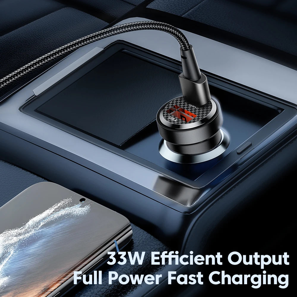 Toocki PD 33W USB Car Charger Fast Charge For iPhone 15 14 1
