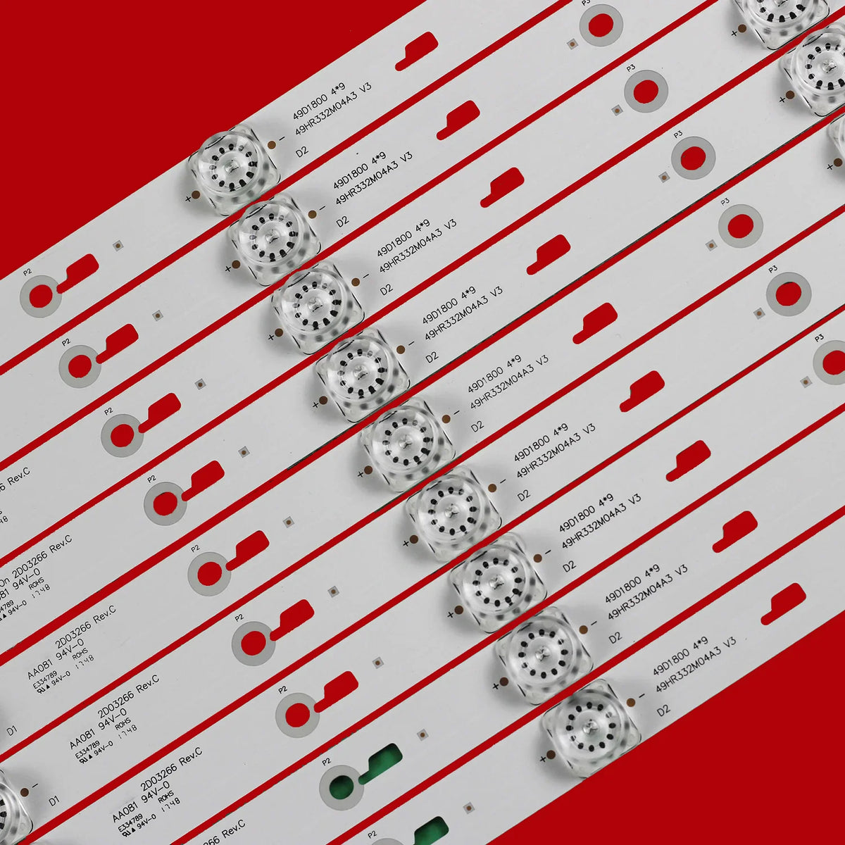 LED Strip for 49R80 49XT515 49S07UHD 49U7750VE L49P3CFS LT-50T600F TH-49EX400T T49D18SFS-01B SZTV-49LED2