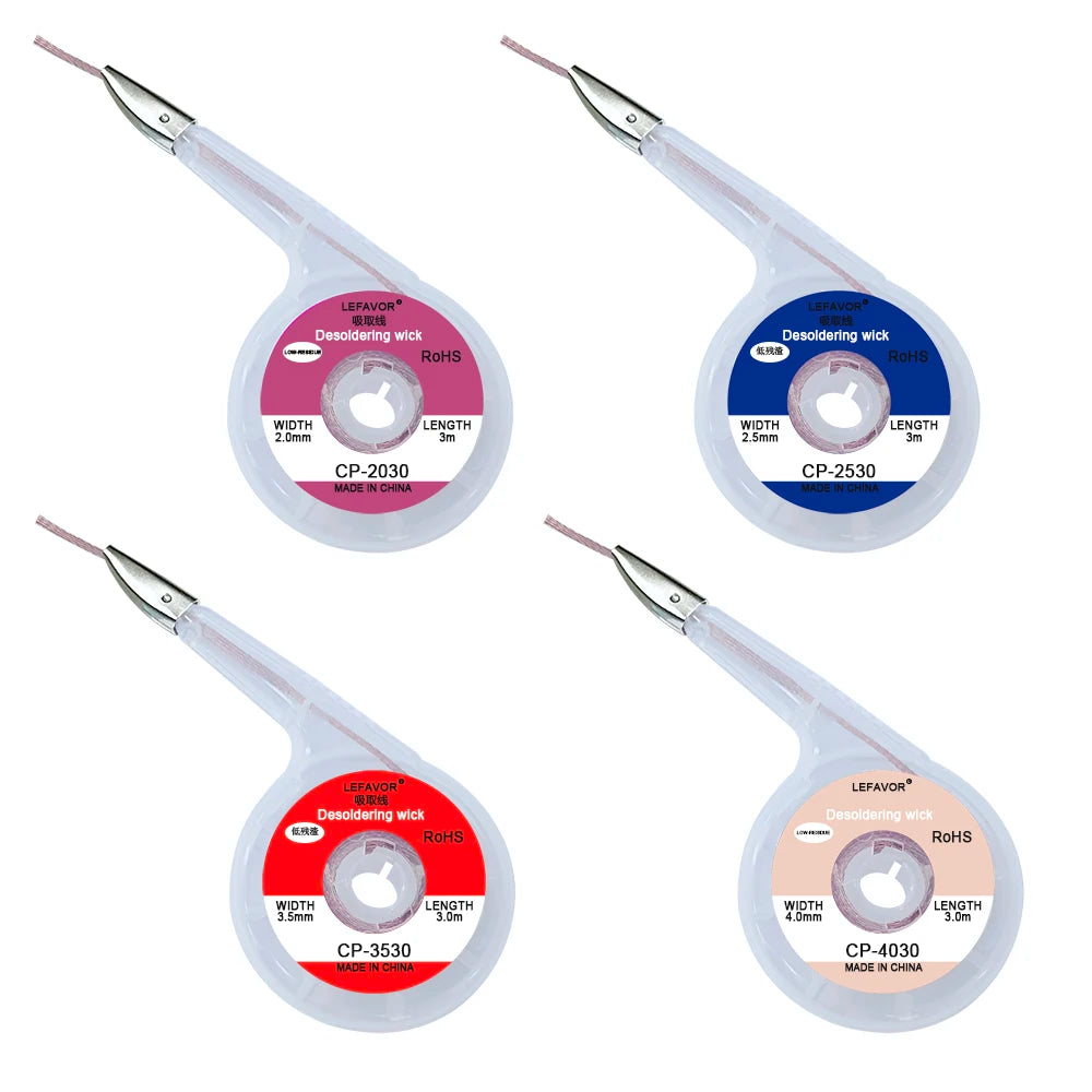 strong Desoldering Braid 1.5/2.0/2.5/3.0/3.5/4mm Width 3M Le