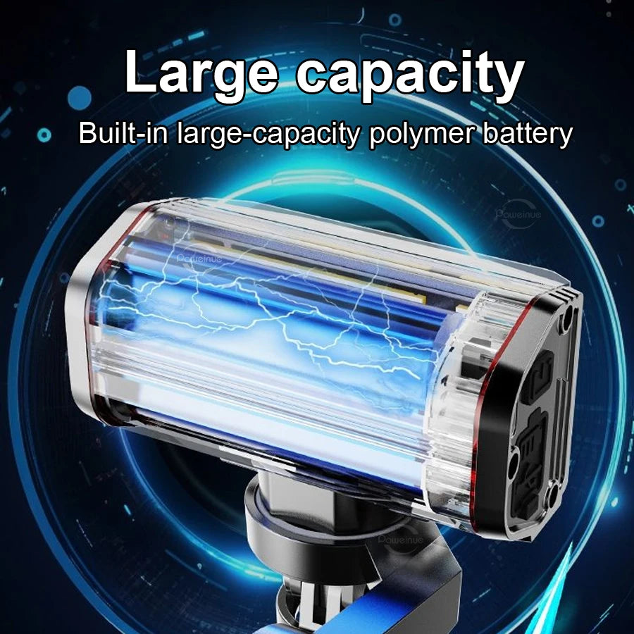 2026 NEW 990000LM USB Rechargeable Bike Light Bike Headlight