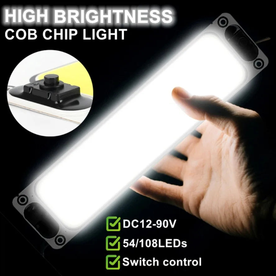 2 1PCS Ultra-bright LED Light Source with Switch Chip Readin