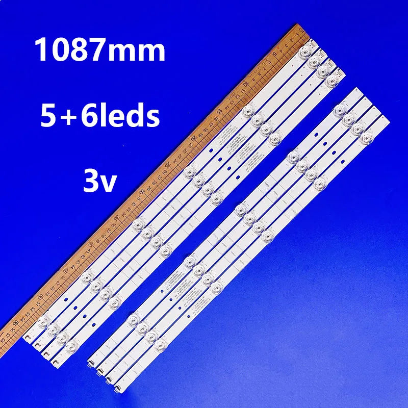 LED Backlight Strip for Onn 55 UCC55G6S-UI JVC LT-55KB585 KALED55XU9220STB - Replacement TV Backlight Strip