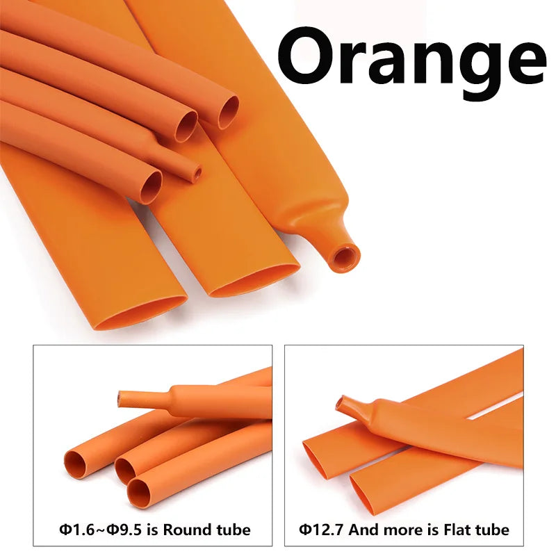3Meters 3 1 Heat Shrink Tube With Glue Colorful 1.6-50mm Dual Wall Adhesive Lined Polyolefin Shrinkin Wrap Cable Protect Sleeve