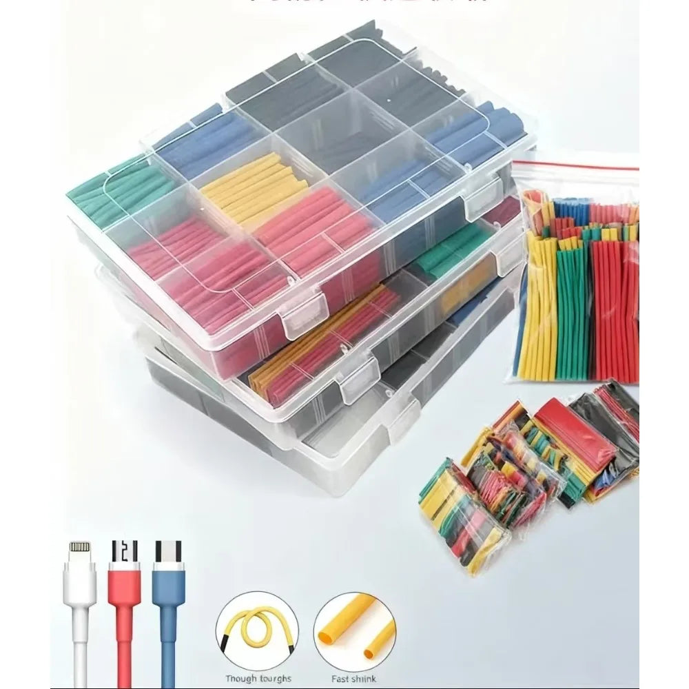 Multi-Diameter Heat Shrink Tubing Waterproof Cable Protector