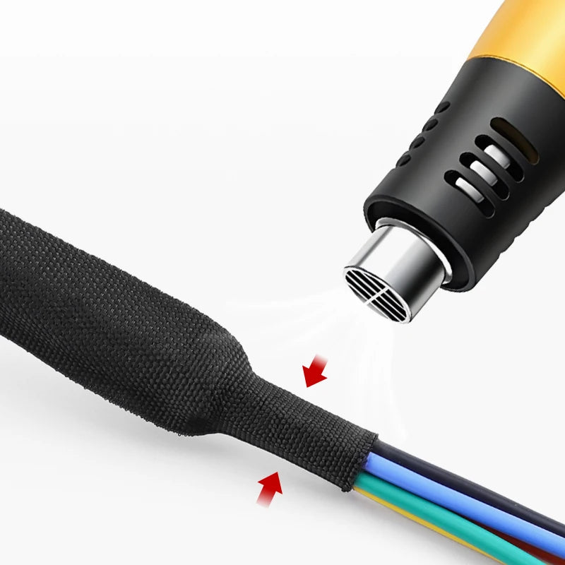 PET Braided Cable Sleeve Heat Shrink Tube 4mm-30mm Insulatio