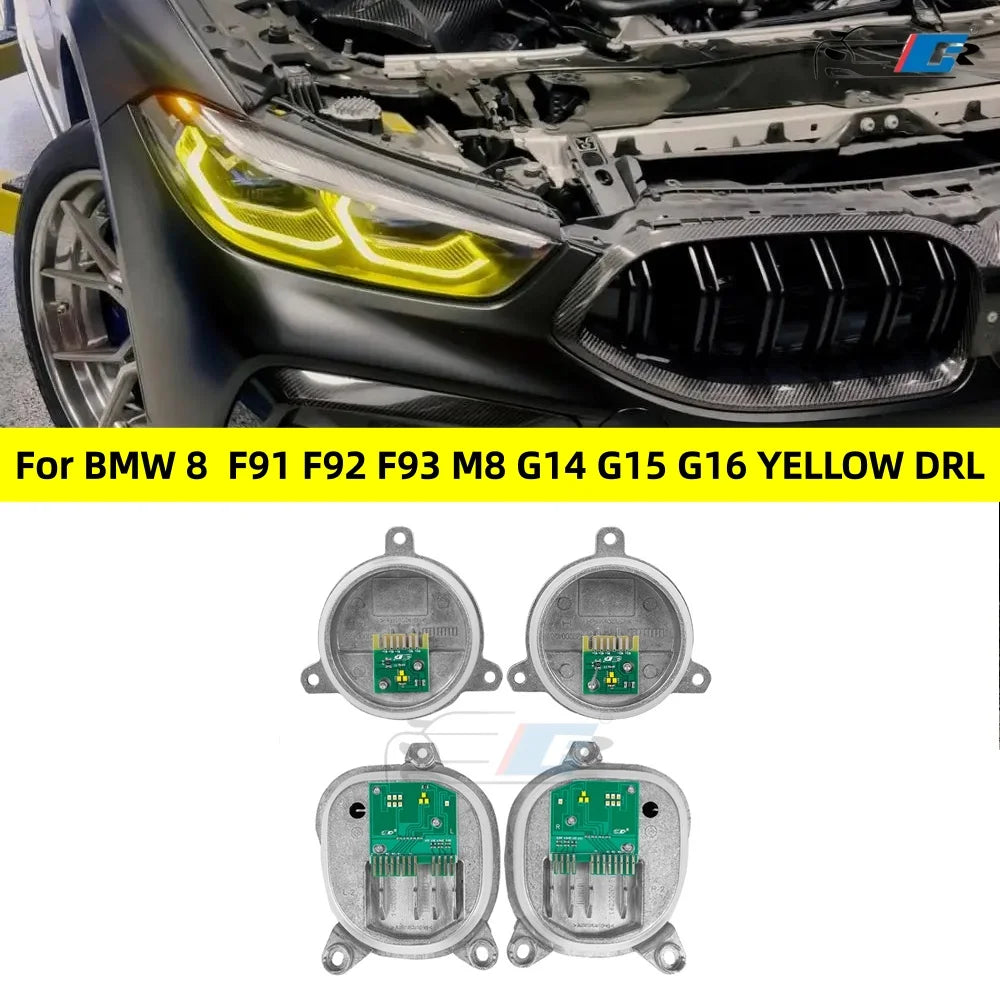 Angel Eye DRL Modules For BMW 8 Series M8 G14 G15 F91 F92 G16 840i M850i 2019 Blue Red Daytime Running Light