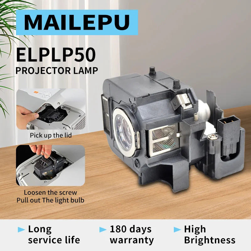 A+ Quality Mailepu Replacement Projector Lamp Bulb Projector
