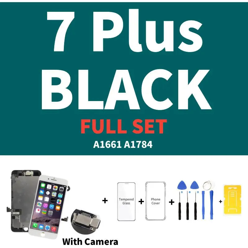 AAA Display for iPhone 5 5S 5SE 6 6S 7 8 Plus LCD Display Full Set Assembly Touch Screen Digitizer Replacement Pantalla+Camera