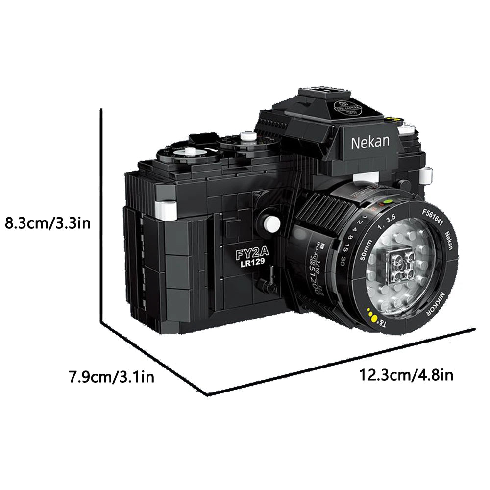 KNEW BUILT Classic Digital Camera Model Mini Brick Toys for 