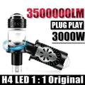H4/9003/HB2 LED Headlight Bulb Projector Lens Canbus Super B
