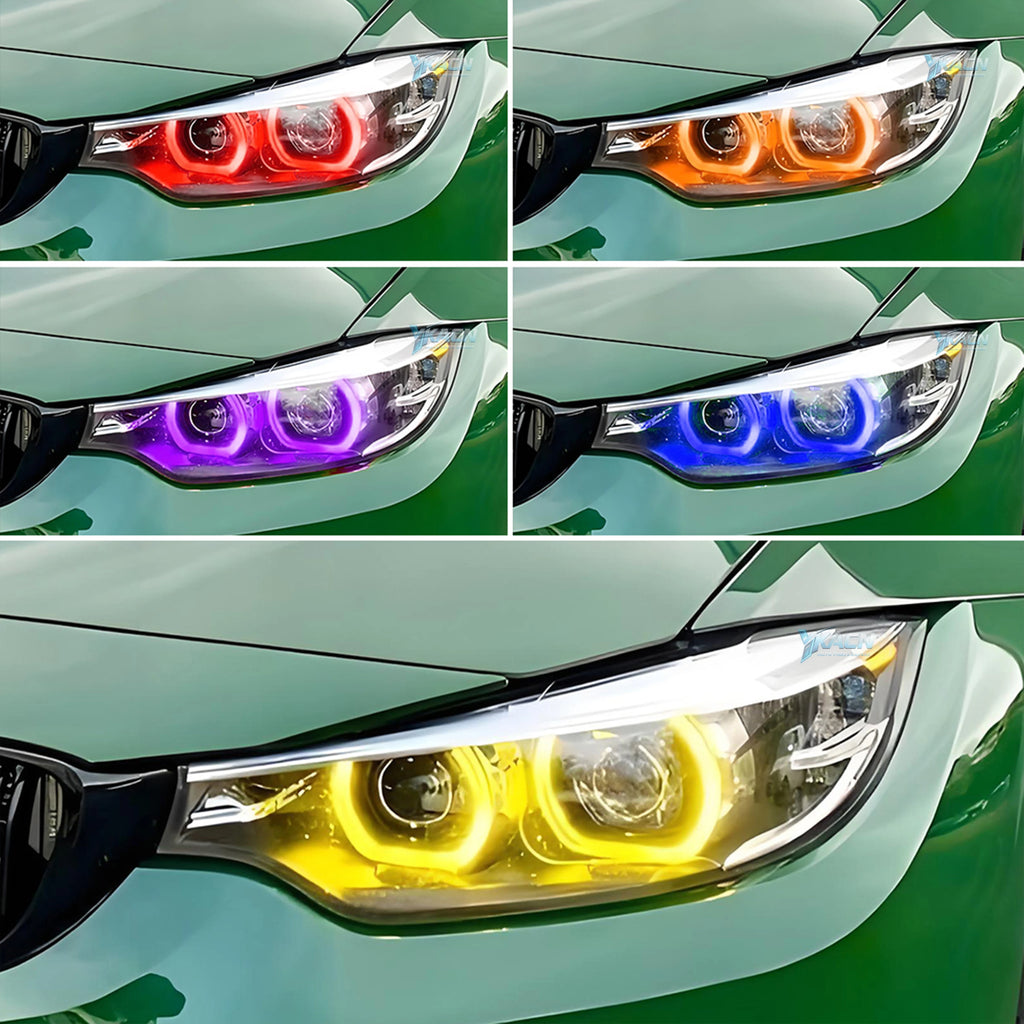 Angel Eyes DRL For 18-20 BMW M3 M4 CSL 4 Series F80 F82 F83 F32 F36 F33 LCI Red Blue Amber for BMW F36 F80