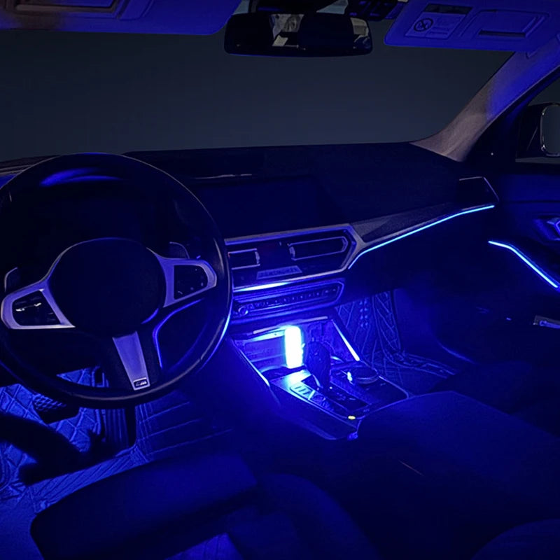 Mini Touching LED Atmosphere Light RGB Universal Car Interio