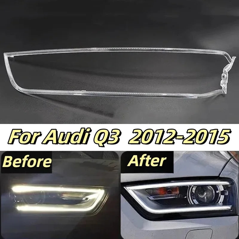 Headlight DRL Tube Acrylic tube Light Guide Strip Light DRL Strip for Audi Q3