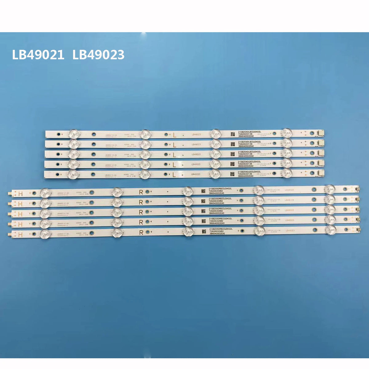 LED Backlight Strip for 49PUS7503 49PUS6162 49PUS6412 49PUS6803 LB49021 TT4906F LB49023 V1_00 V0_00