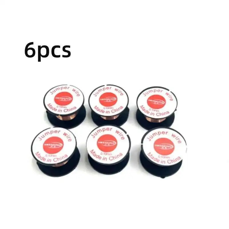 0.1mm Insulation Copper Soldering Wire Jumper Wire for Mobile Phone Computer Motherboard Fingerprint PCB Repair Welding Tool