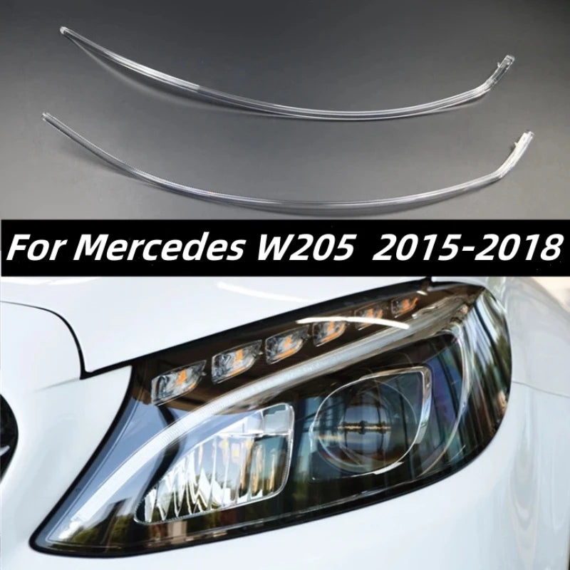 DRL Headlight Light Guide Plate Tube Daytime Running Light Car Accessories for Mercedes CClass W205