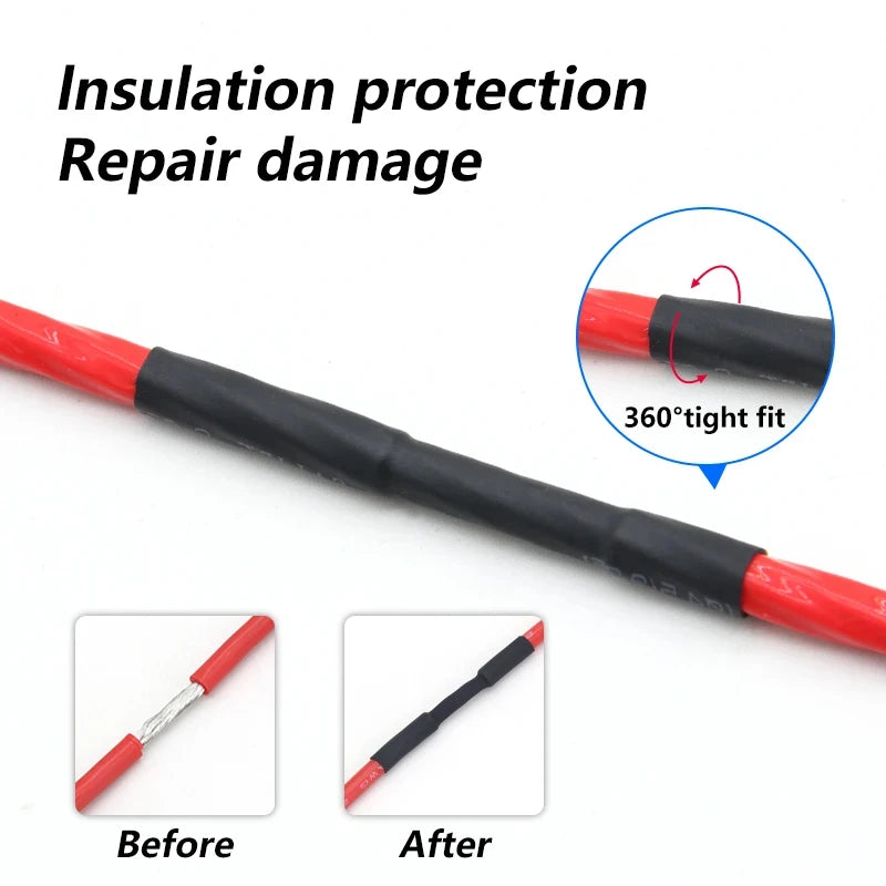 2 1/ 3 1/4 1 Heat Shrink Tube Set 73 900pcs Shrinkage Tubing