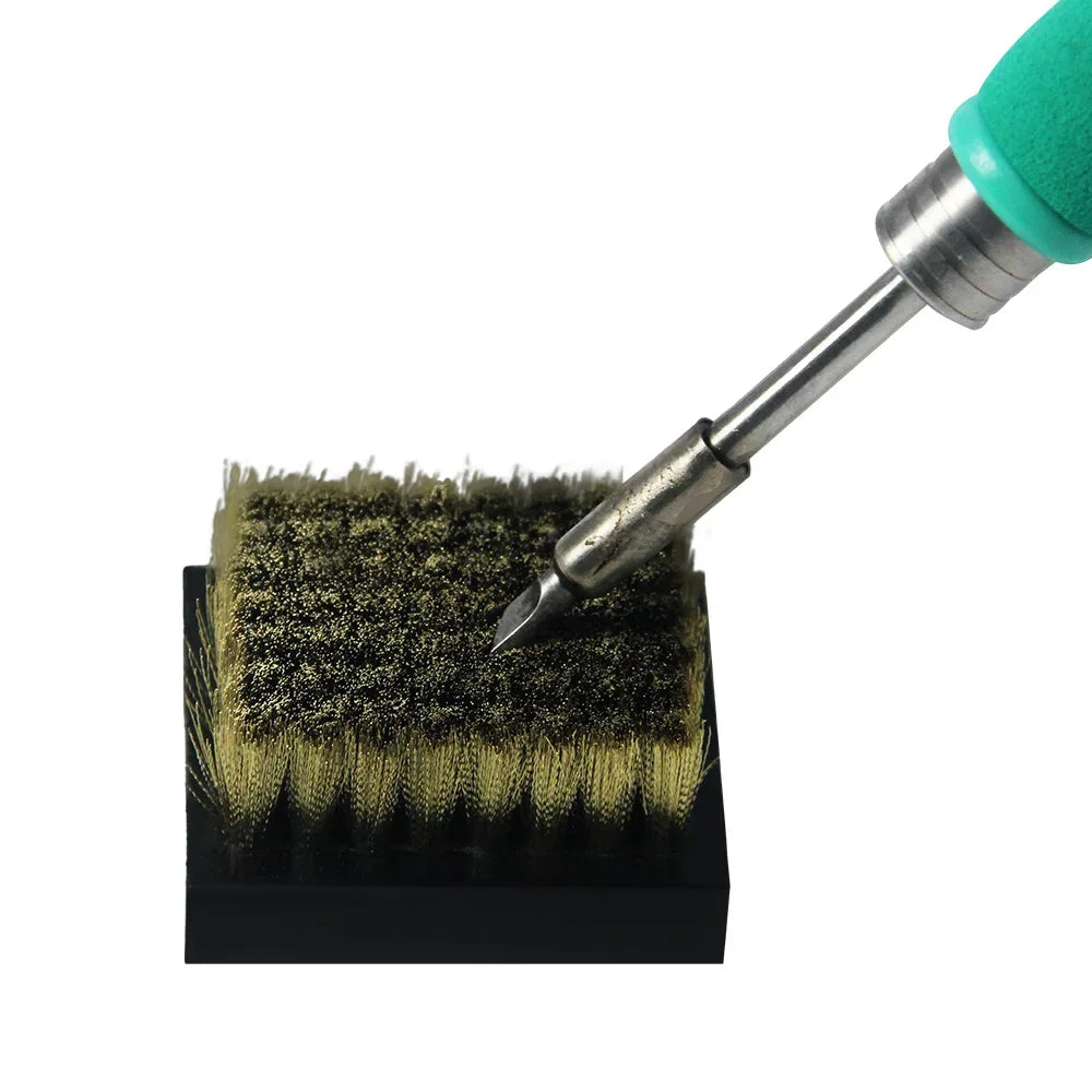 Kaisi Soldering Solder Iron Tip Cleaner Cleaning Steel Wire 