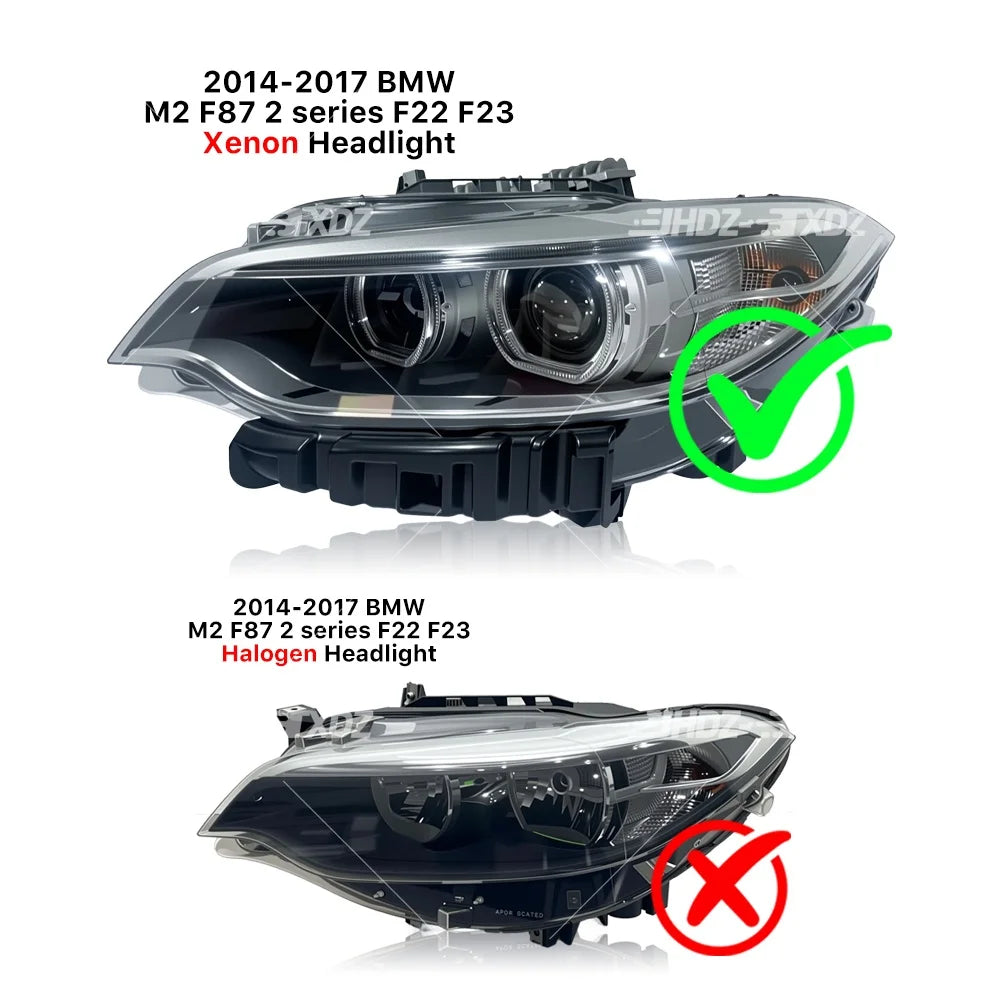 Angel Eyes CSL Yellow DRL Boards For BMW 2 Series M2 F87 F22 F23 14-17 Headlight Daytime Running Light Module