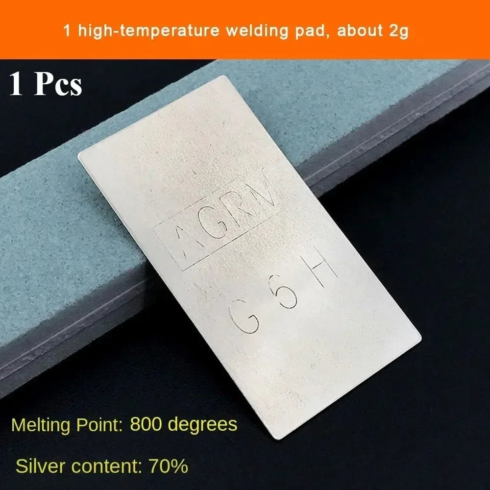 Silver Solder Wire Sheet High Medium Low Temperature for Jewelry Making Ring Bracelet Repair DIY Welding Kit