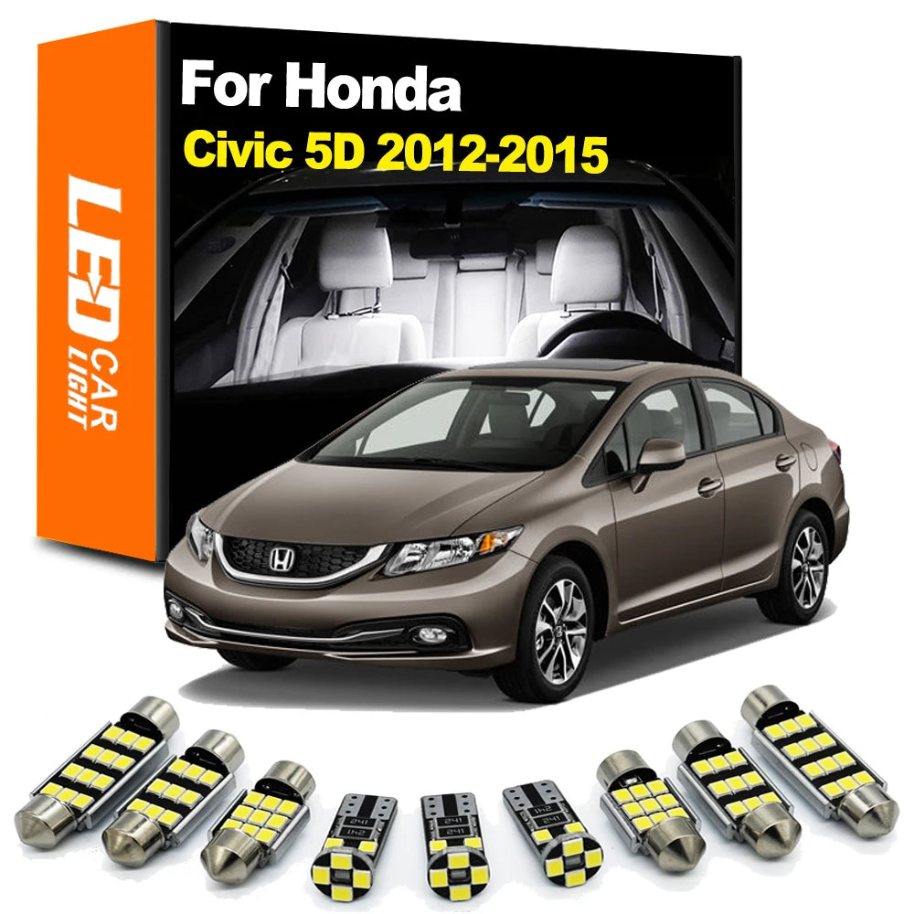 Zoomsee Interior LED Light Kit For Honda Civic 9 5D Sedan Co