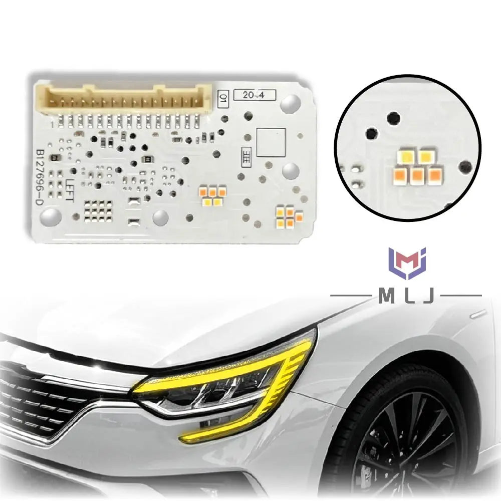 Angel Eye DRL Light Guide Strip Tube Light Source Board Chip For Renault Megane 2021-2023 Headlight for