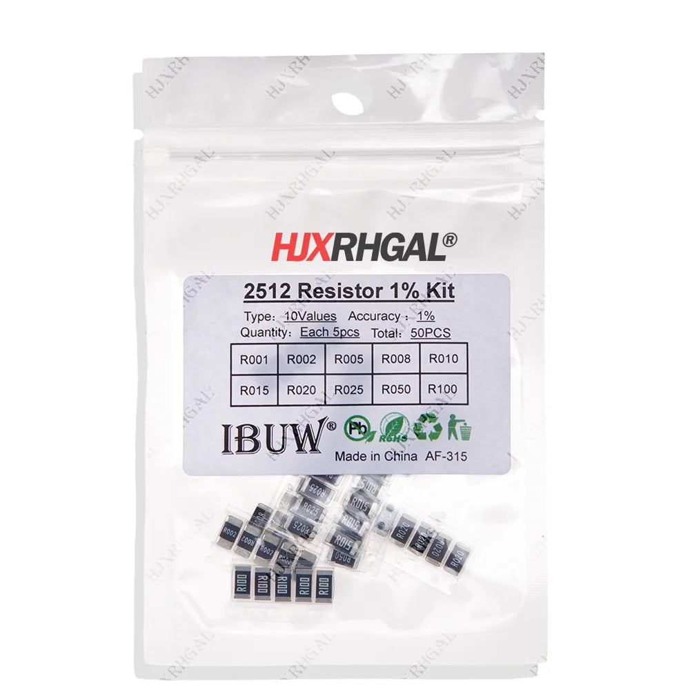 10/20/33/60/80 Values SMD Resistor Kit Assorted Kit 10ohm-1M