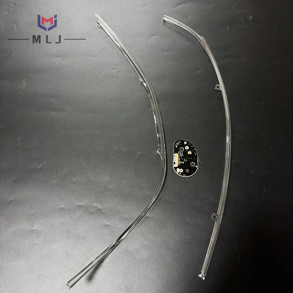 DRL Light Guide Tube Strips Light Source Chips PCB Boards Spare Parts For Volkswagen ID.4 Cross 2021-2024