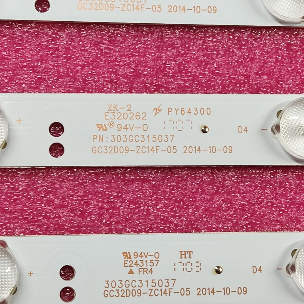 LED Backlight Strip for DEXP F32C7100B/W 321E5Q D3216H 32PHF3056 GC32D09-ZC14F-05 303GC315037 VS16131 VX3203S
