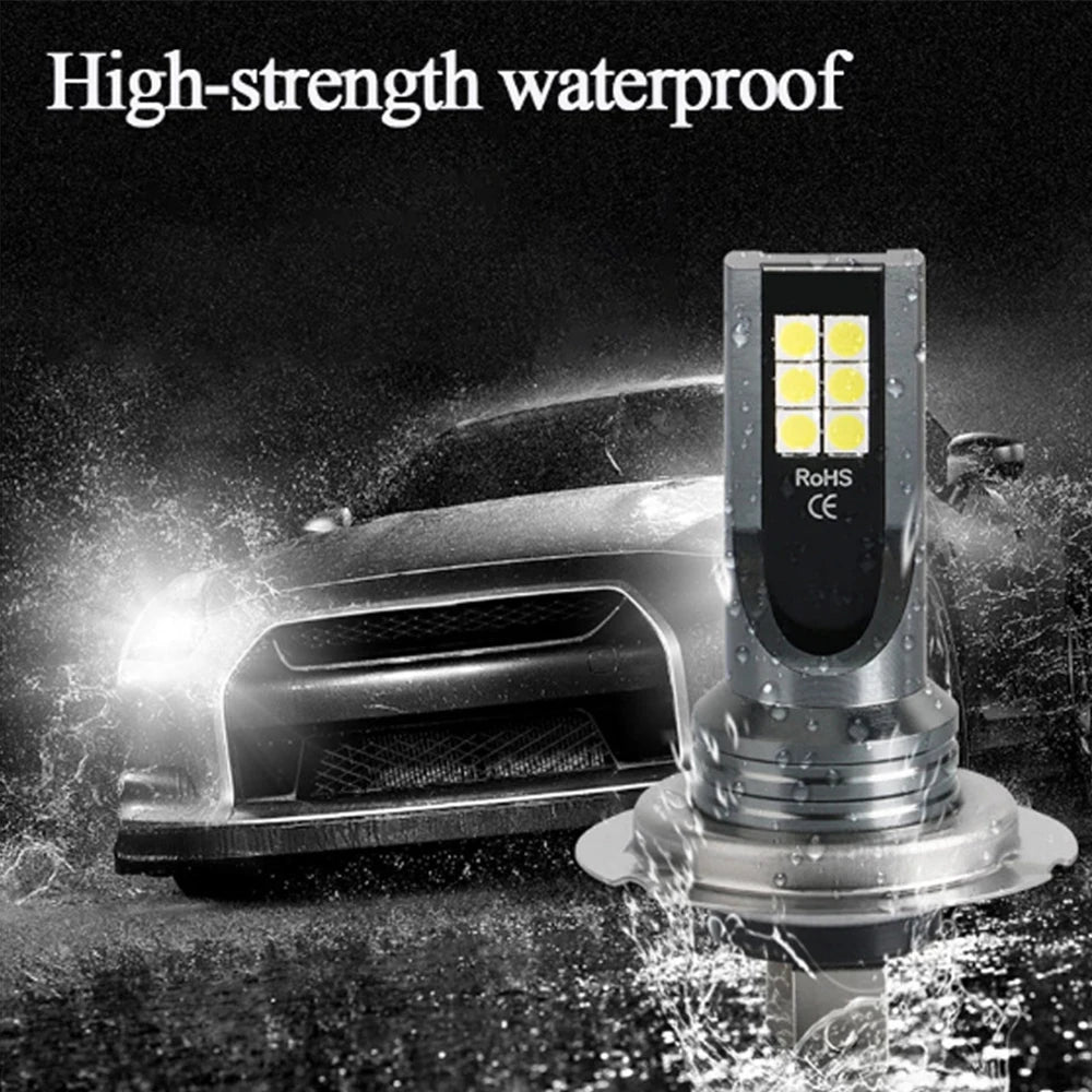 1/2/4pcs H7 Car Headlight Bulb Kit Waterproof Auto Fog Light