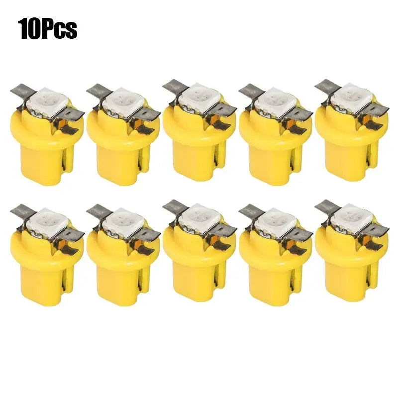5/10Pcs 12V T5 LED Car Instrument Panels Bulbs High-quality Universal Instrument Panel Light Side Lamp Auto Interior Accessories