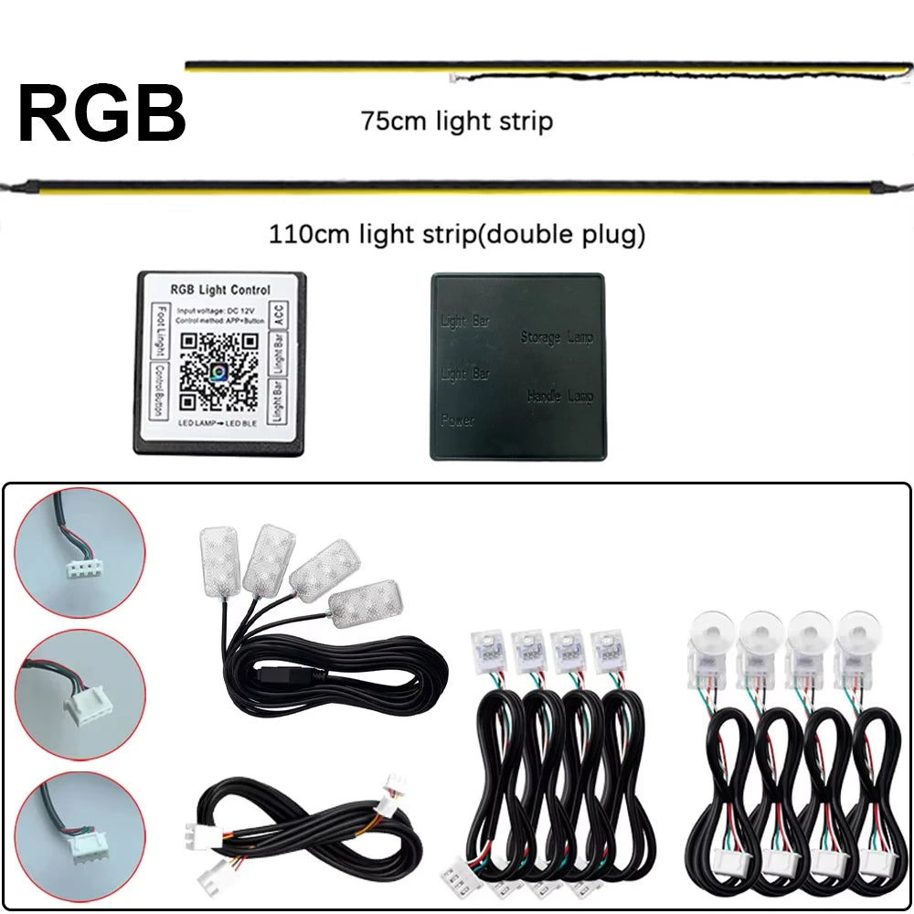 RGB LED Lamp App Ambient Lights Accessories 4 Wire LED Light