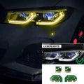 Angel Eyes Daytime Running Lights DRL For BMW 3 Series 2019 2020 2021 2022 Laser Headlight LED boards Chips