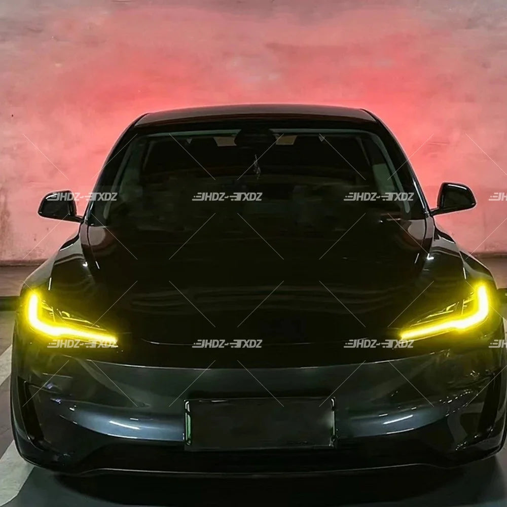 Angel Eye Daytime Running Lights Headlight DRL LED Boards Light Source For Tesla Model 3 2023 2024 BA39035-A